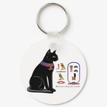 Egyptian Cat Goddess Key Chain keychains by cre8iveheart Egyptian Cat Goddess Key Chain keychains