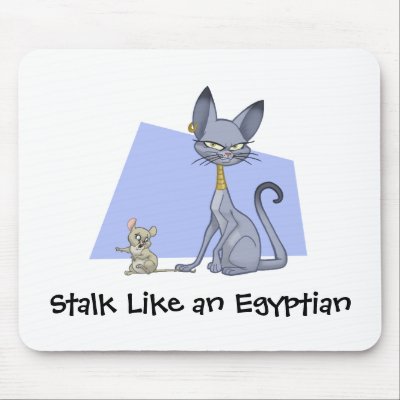 Egyptian Cat Mousepad by adrianropp