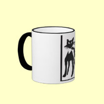 * Egyptian cat * mugs