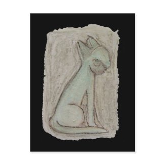 Egyptian Cat postcard