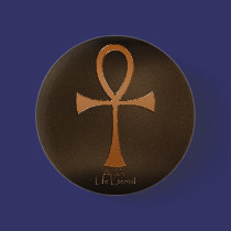 Egyptian Copper-effect ANKH Buttons buttons