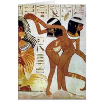 Egyptian Dancers Greeting Cards