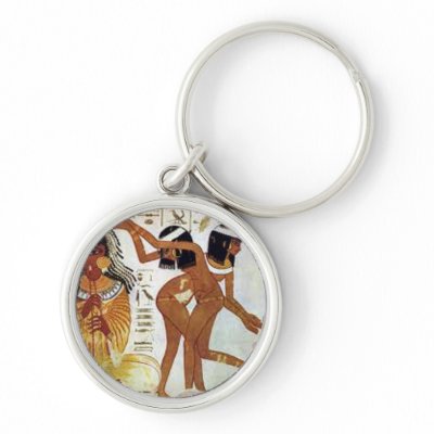 Egyptian Dancers Key Chain