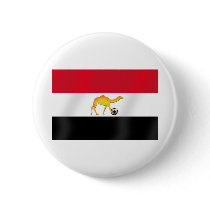 Egyptian desert camel soccer ball flag buttons