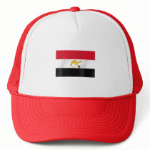 Egyptian desert camel soccer ball flag mesh hat