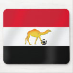 Egyptian desert camel soccer ball flag mousepads