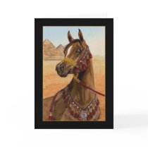 Egyptian Dream Arabian horse greeting card by Fine_Art_of_Morgane Egyptian Dream Arabian horse greeting card