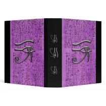 Egyptian Eye Of Horus 3 Ring Binders