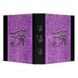 Egyptian Eye Of Horus 3 Ring Binders