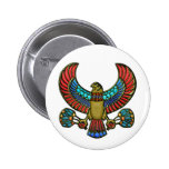 Egyptian Falcon Button