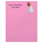 Egyptian Fayoumi:  Silver Hen Letterhead