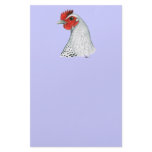 Egyptian Fayoumi:  Silver Hen Personalized Stationery