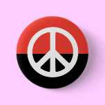 Egyptian flag colors with peace symbol button buttons