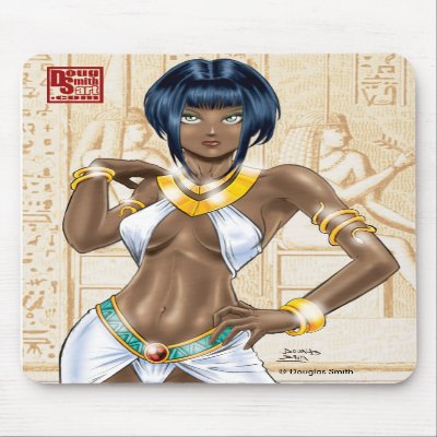 Egyptian Girl Mousepad by Artboy0630