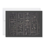 Egyptian Hieroglyphs Invitation