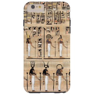 Egyptian Hieroglyphs on Papyrus iPhone Case