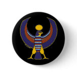 Egyptian Horus Falcon Hieroglyph pins &amp; buttons #1