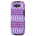 Egyptian inspired  repeat magenta pattern samsung galaxy SIII cover