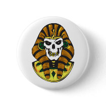egyptian king skull buttons by halloweenie egyptian king skull buttons