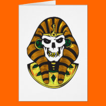 egyptian king skull cards