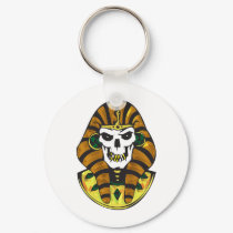 egyptian king skull keychains