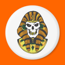 egyptian king skull magnets