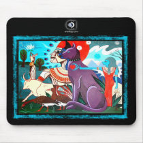 EGYPTIAN KITTY 2 mousepads by arteology EGYPTIAN KITTY 2 mousepads