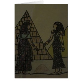 Egyptian Ladies Greeting Card