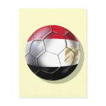 Egyptian limited Edition soccer ball Gold crest Postcards