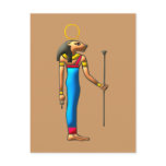 Egyptian lion goddess Sekhmet Sachmet egypt lion postcards