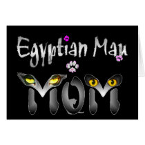 Egyptian Mau Cat Mom Gifts cards by CatMeowz Egyptian Mau Cat Mom Gifts cards
