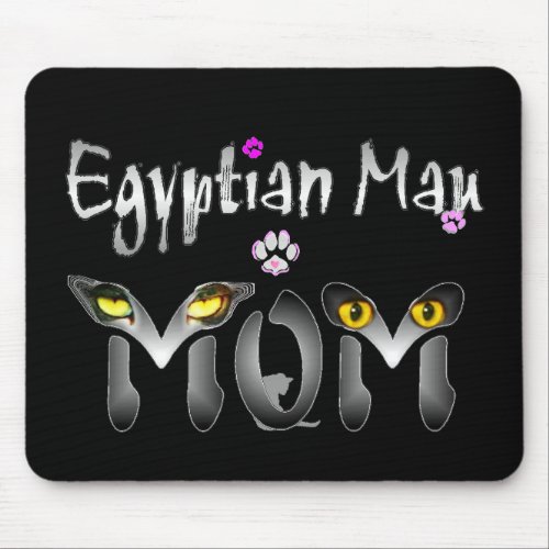 Egyptian Mau Cat Mom Gifts mousepad