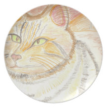 Egyptian Mau Cat Plate