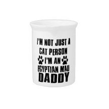 Egyptian Mau shirts cat Designs Beverage Pitcher