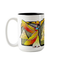 EGYPTIAN MOTIF mugs