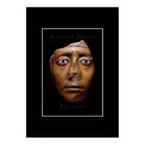 Egyptian Pharaoh Face Art Poster posters by RavenSpiritPrints Egyptian Pharaoh Face Art Poster posters