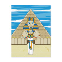 Egyptian Pharaoh & Great Sphinx of Giza postcards