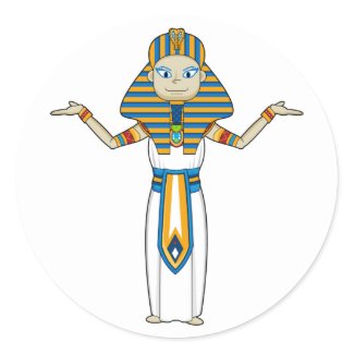 Egyptian Pharaoh King Sticker sticker