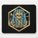 Egyptian Pharaoh Skull mousepads
