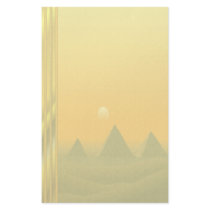 Egyptian Pyramids & Sunrise - No Lines Custom Stationery