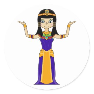 Egyptian Queen Cleopatra Sticker sticker