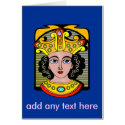 Egyptian Queen Illustration cards
