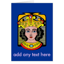 Egyptian Queen Illustration cards
