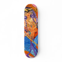 Egyptian Queen Mermaid Skateboard