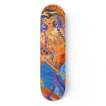 Egyptian Queen Mermaid Skateboard skateboards
