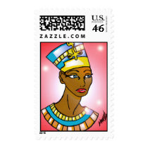 egyptian queen postage by Chocolate_honeybee egyptian queen postage