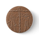 Egyptian Scales of Life Hieroglyph Pinback Buttons
