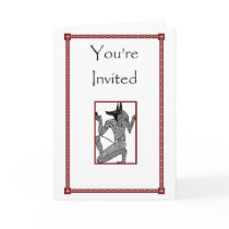 Egyptian & Sigil Themed Invitation cards