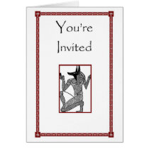 Egyptian & Sigil Themed Invitation cards