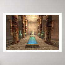 EGYPTIAN TEMPLE PRINT